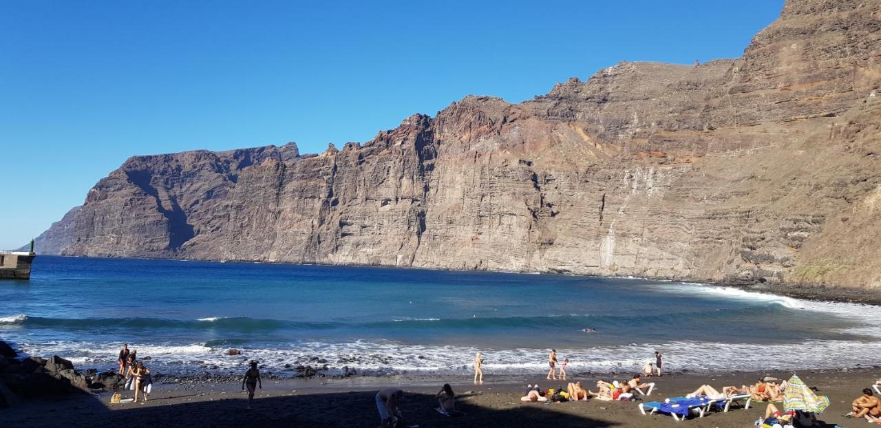 Ocean Pearl, Luxurioeses Haus, Meerblick, Grosse Sonnenterrasse, Teneriffa Sued, Los Gigantes, 600M Zum Strand, 200M Zum Ort, Ruhig Acantilado de los Gigantes Eksteriør billede
