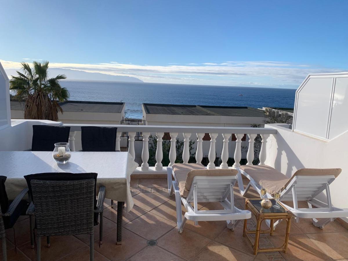 Ocean Pearl, Luxurioeses Haus, Meerblick, Grosse Sonnenterrasse, Teneriffa Sued, Los Gigantes, 600M Zum Strand, 200M Zum Ort, Ruhig Acantilado de los Gigantes Eksteriør billede